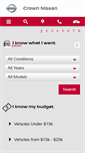 Mobile Screenshot of crownmotorsnissan.com
